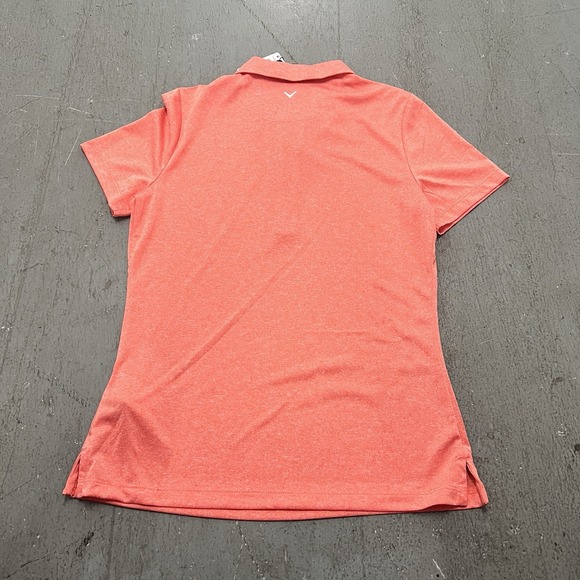 Callaway Women's Opti-Dri Coral Heather 1/4 Zip Golf Polo Shirt Size XS - Picture 5 of 6